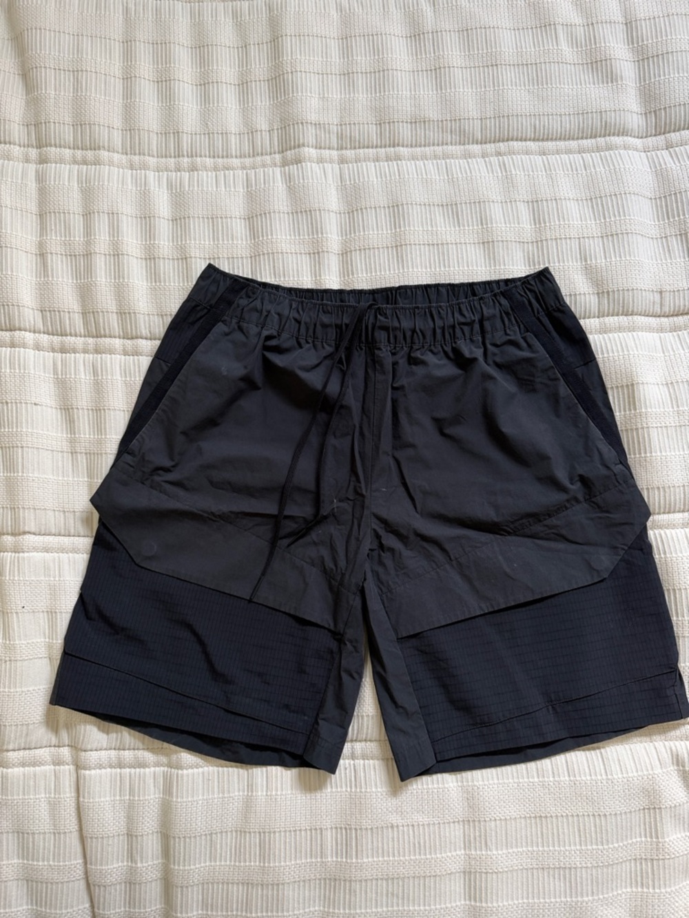 Nike Black Athletic Drawstring Shorts